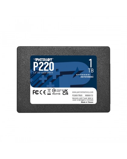 Patriot Memory P220 1TB 2.5" 1000 GB Serial ATA III