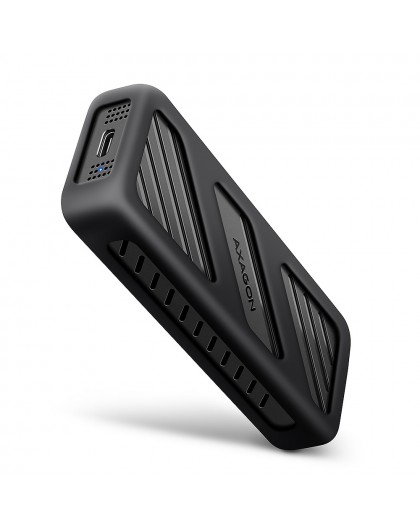 Axagon EEM2-20G NVMe-SSD-korpus USB-C 3.2 20 Gbps 2230 - 2280 - musta SSD korpus Must M.2