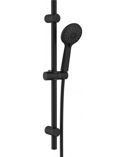 3-function shower set with rail