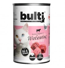 BULTI Rich in beef - wet cat food - 400g