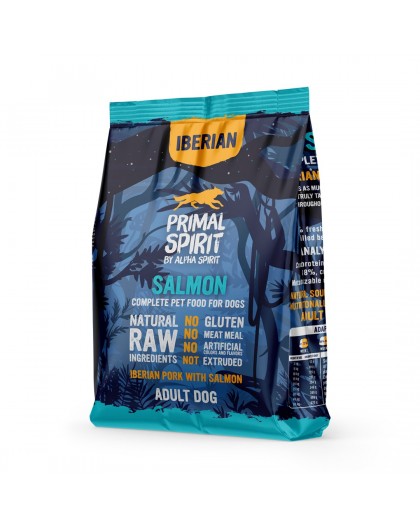 PRIMAL SPIRIT Iberian 70% Salmon – semi-moist dog food – 1 kg