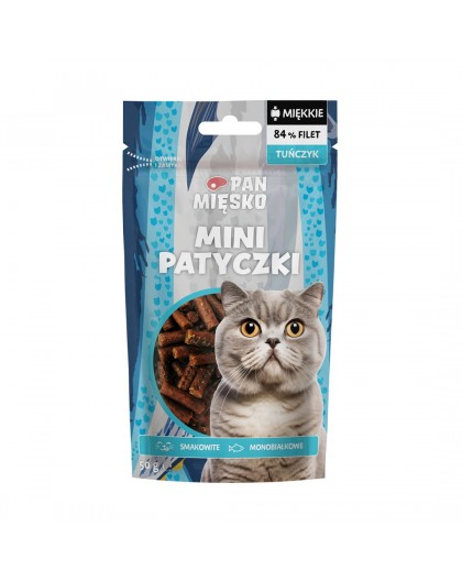 PAN MIĘSKO Mini Tuna Sticks - cat treats - 50g