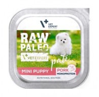 RAW PALEO Pâte Mini Puppy Pork - wet dog food - 150g