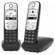 Gigaset A690 Duo Analog telephone Caller ID Black, Silver