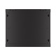 Настенный шкаф-стеллаж 19" 9U 600X450 черный с перфорированной дверью LANBERG (плоская упаковка)