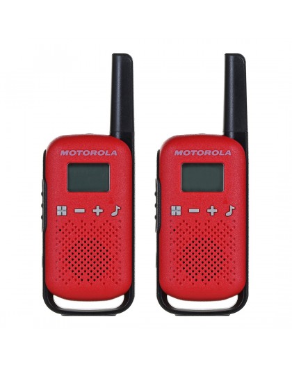 Motorola TALKABOUT T42 two-way radio 16 channels Black, Red