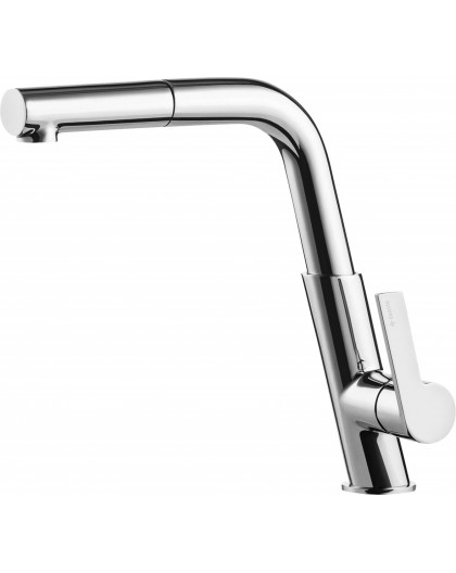 Kitchen faucet with pull-out spout