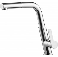 Kitchen faucet with pull-out spout