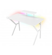 Genesis Gaming Tisch HOLM 320 RGB weiĂź (120cm x 75cm)