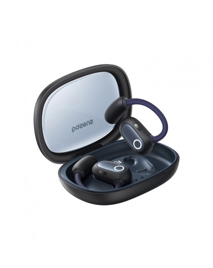 Baseus Eli Fit avatud kõrvaklapid traadita ühenduvusega/muusika USB Type-C Bluetooth must