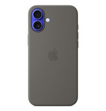 Apple iPhone 16 Plus Silicone Case with MagSafe - Stone Gray