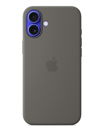 Apple iPhone 16 Plus Silicone Case with MagSafe - Stone Gray