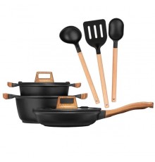 Smile MGK-23 8-piece cookware set with accessories