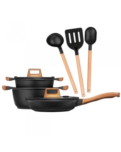Smile MGK-23 8-piece cookware set with accessories