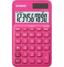 CASIO CALCULATOR POCKET SL-310UC-RD RED, 10 DIGIT DISPLAY