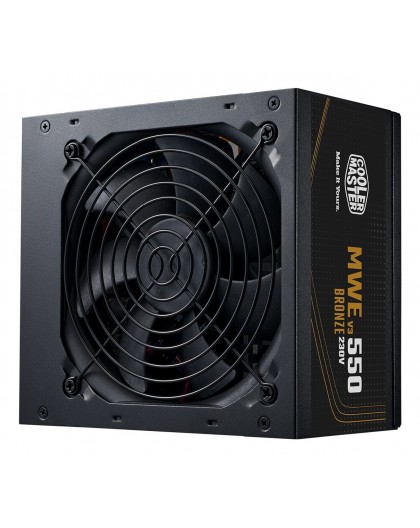 Cooler Master MWE Bronze 550 V3 230V power supply unit 550 W 24-pin ATX ATX Black