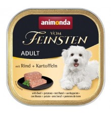 ANIMONDA Vom Feinsten Adult Beef and potatoes - wet dog food - 150g