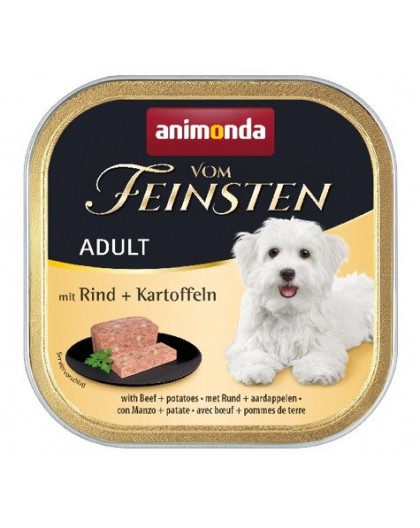 ANIMONDA Vom Feinsten Adult Beef and potatoes - wet dog food - 150g