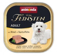 ANIMONDA Vom Feinsten Adult Beef and potatoes - wet dog food - 150g