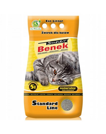 Certech Super Benek Standard Natural - Cat Litter Clumping 5 l