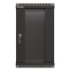 Lanberg WF11-3309-10B rack cabinet 9U Wall mounted rack Black