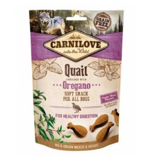 CARNILOVE Semi-Moist Snack Quail & Oregano - Dog treat with quail and oregano - 200 g