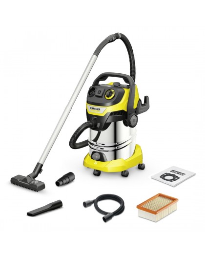 Kärcher WD 6 P S V-30/6/22/T Black, Stainless steel, Yellow 30 L 1300 W
