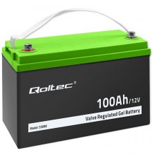 Qoltec Battery żelowy | 12V | 100Ah | GEL | 29.3kg