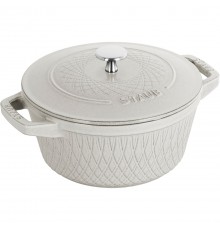 STAUB SPECIAL COCOTTE Round cast iron pot 2.3 ltr, truffle