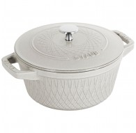 STAUB SPECIAL COCOTTE Round cast iron pot 2.3 ltr, truffle
