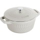 STAUB SPECIAL COCOTTE Round cast iron pot 2.3 ltr, truffle