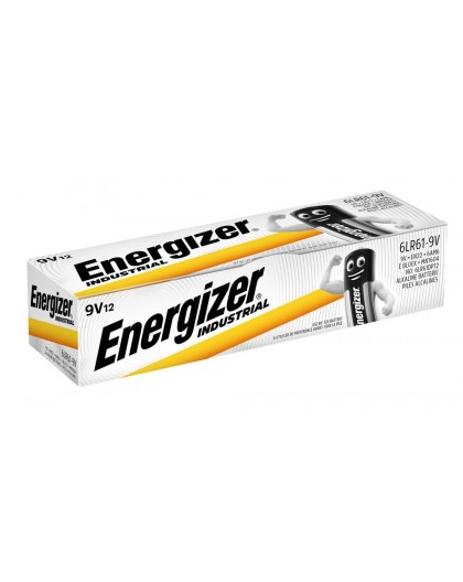ENERGIZER BATTERIES INDUSTRIAL PRO 6LR61 9V 12 PCS
