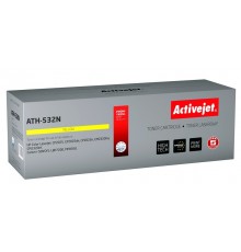 Activejet ATH-532N Toner (replacement for HP 304A CC532A, Canon CRG-718Y Supreme 3200 pages yellow)