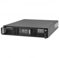 Qoltec 52285 uninterruptible power supply (UPS) Double-conversion (Online) 1 kVA 1000 W 2 AC outlet(s)
