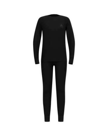 Odlo Set long MERINO 200 KIDS children's underwear set, size 152cm, black