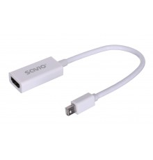 Savio CL-57 video cable adapter 0.2 m Mini DisplayPort HDMI Type A (Standard) White