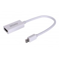 Savio CL-57 video cable adapter 0.2 m Mini DisplayPort HDMI Type A (Standard) White
