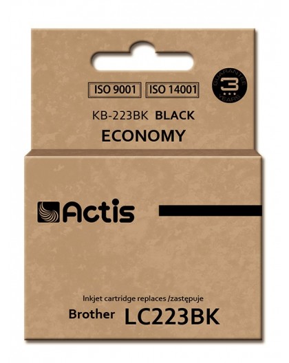 Actis KB-223BK ink (replacement for Brother LC223BK Standard 16 ml black)