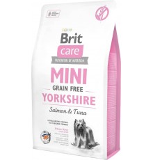 BRIT Care Mini Yorkshire Grain Free Salmon with tuna - dry dog food - 7 kg