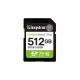 Kingston Technology 512GB SDXC Canvas Select Plus Gen3 150MB/s C10 UHS-I U3 V30