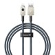 Baseus Unbreakable USB A to iP cable 1 m 5V-2.4A White