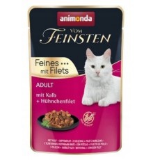 ANIMONDA vom Feinsten Veal - wet cat food - 85 g