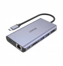 UNITEK uHUB S7 USB 3.2 Gen 1 (3.1 Gen 1) Type-C Grey