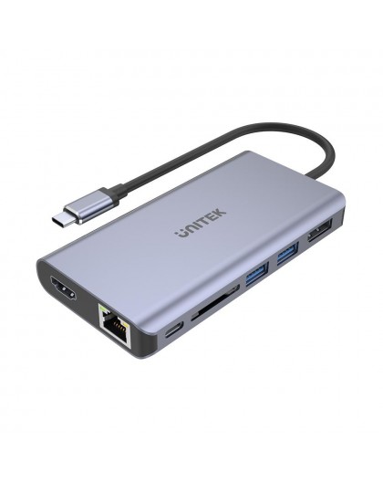 UNITEK uHUB S7 USB 3.2 Gen 1 (3.1 Gen 1) Type-C Grey