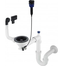 Siphon for 1-bowl granite sink - Space-Saver