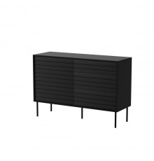 Cama CORTINA 1D3S chest of drawers 120x40x81 black