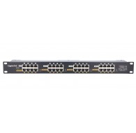 Extralink Gigabit PoE Injector 16 Port 16x 1000Mb/s RJ45, Rackmount