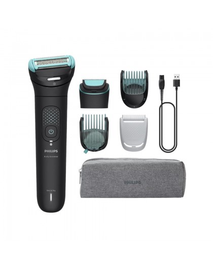Philips 7000 series Body Groomer BG7470/15 2D flex head and dual trim-shave system
