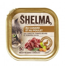 SHELMA Duck and chicken pate - wet cat food - 100g