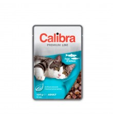 CALIBRA Cat Premium Adult Trout & Salmon - wet cat food - 100g